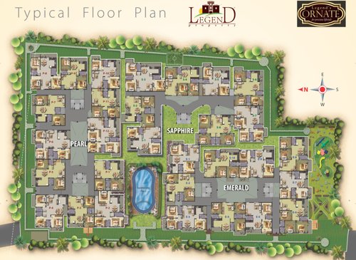  ornate Images for Cluster Plan of Legend Ornate