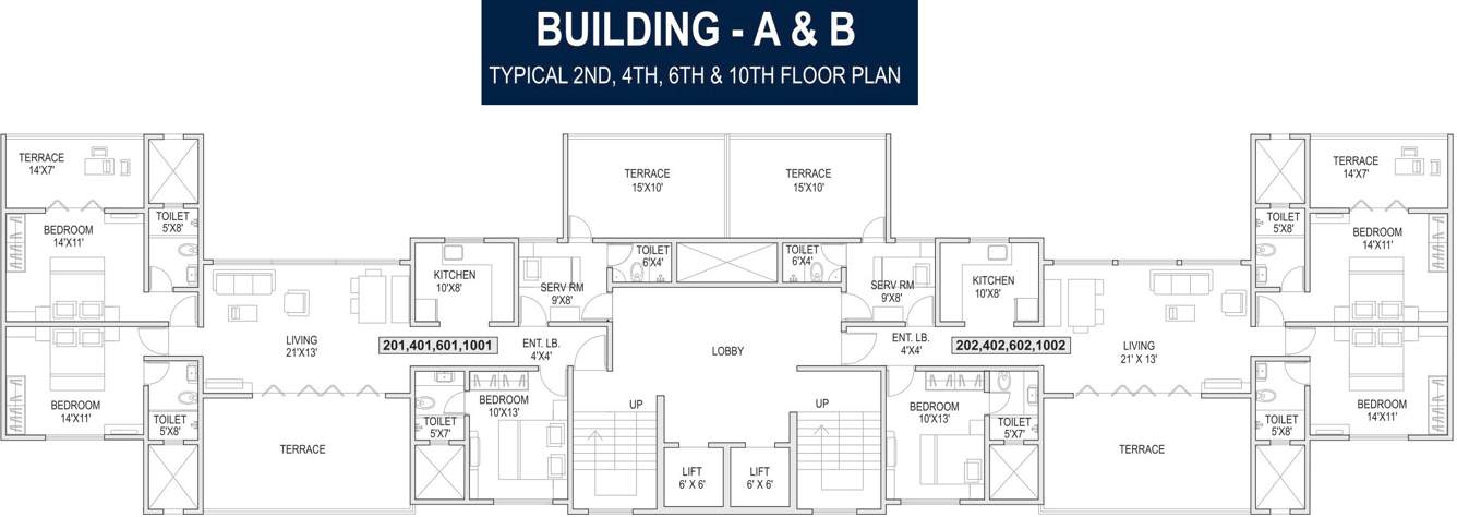 Images for Cluster Plan of Simran Lyra Apartment