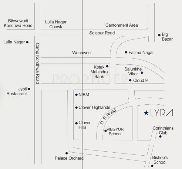 Images for Location Plan of Simran Lyra Apartment Images for Location Plan of Simran Lyra Apartment