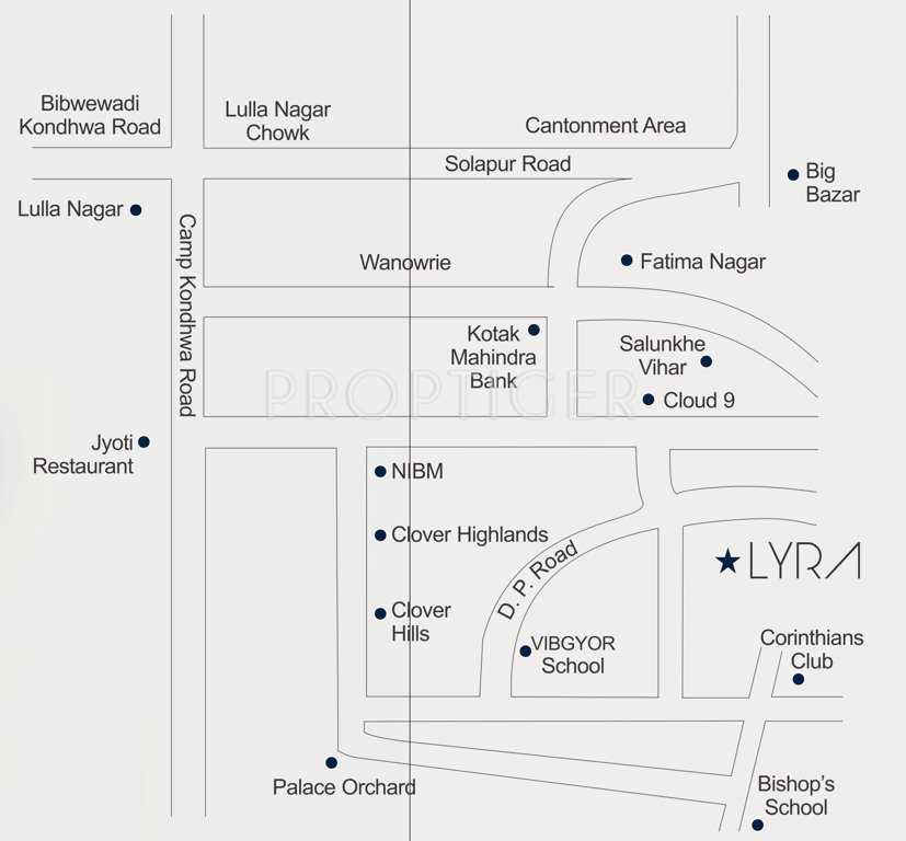 Images for Location Plan of Simran Lyra Apartment