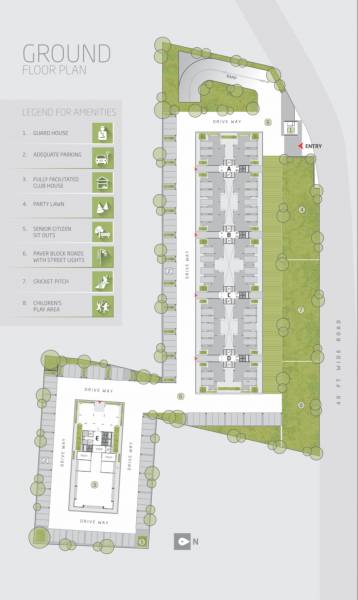  orchid-greens Cluster Plan for ground Floor