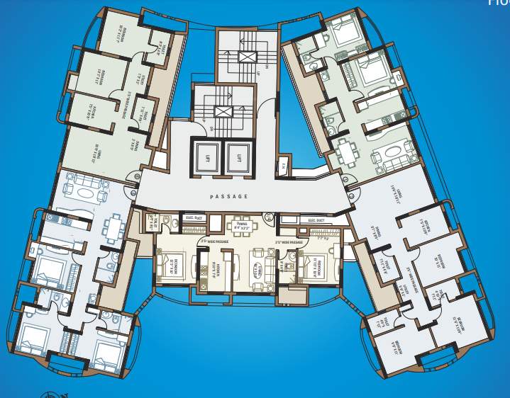  siddhachal i Single Block Cluster Plan