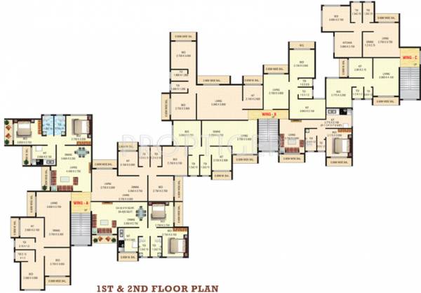 Images for Cluster Plan of Space India Builders and Developers Om Sai Enclave