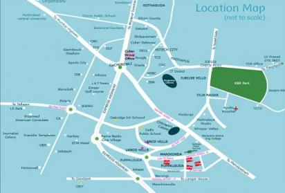  cyber e park Location Plan