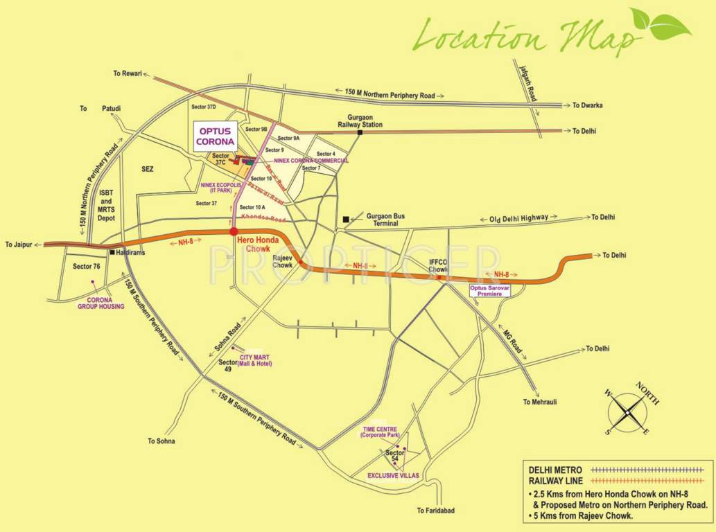 optus Images for Location Plan of Corona Optus