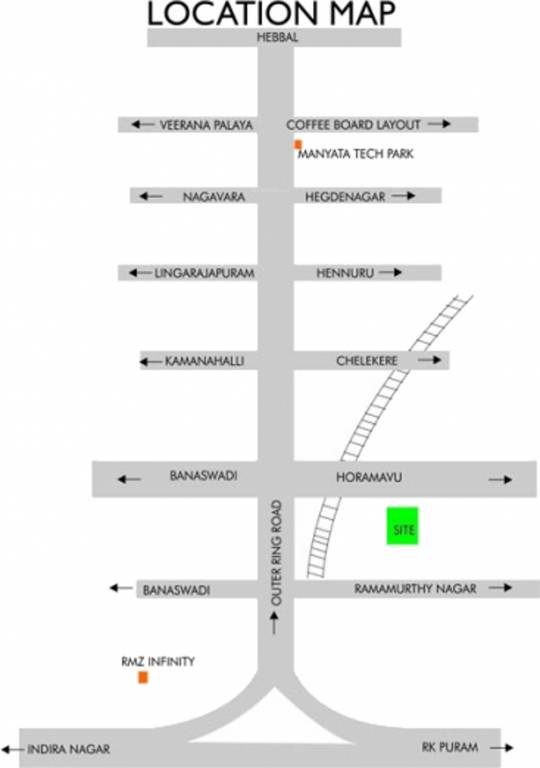 Images for Location Plan of Vijaya Oracle Residency
