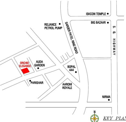  orchid-elegance Images for Location Plan of Safal Realty Orchid Elegance