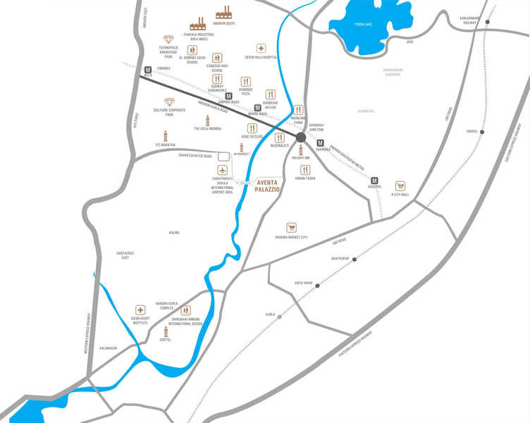 palazzio Location Plan