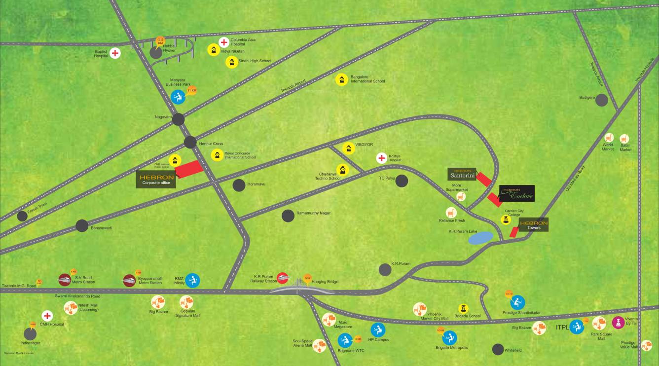 enclave Location Plan