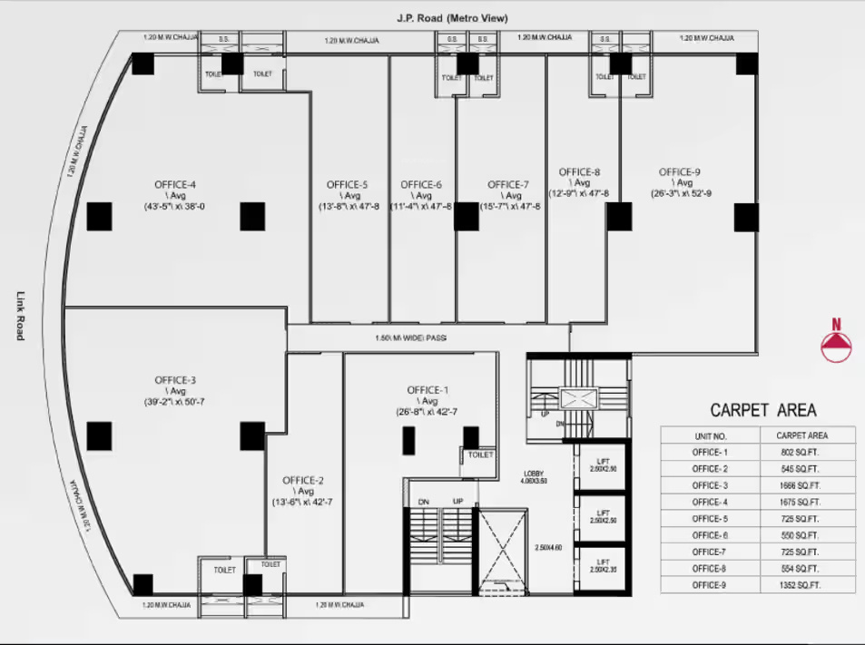  link square Cluster Plan