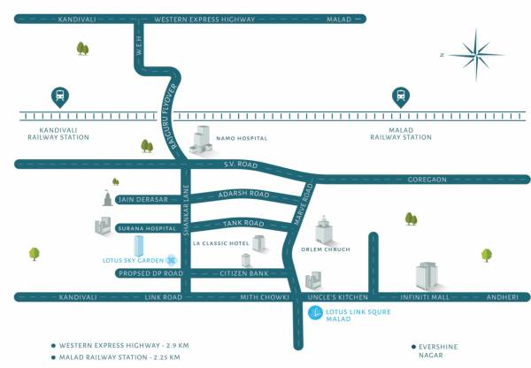Location Plan lotus-sky-garden Location Plan