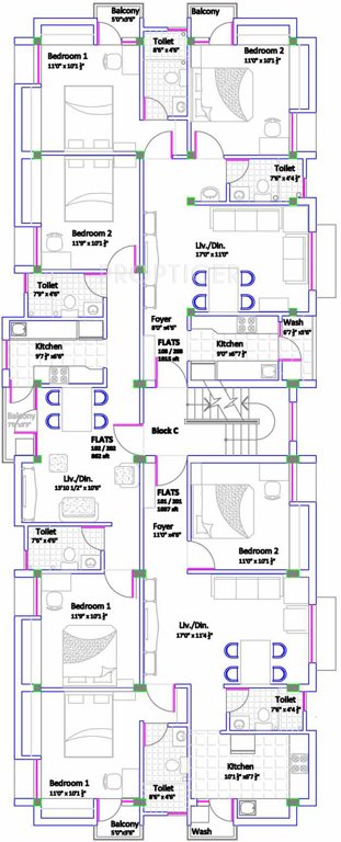 amethyst Images for Cluster Plan of Oliyas Amethyst
