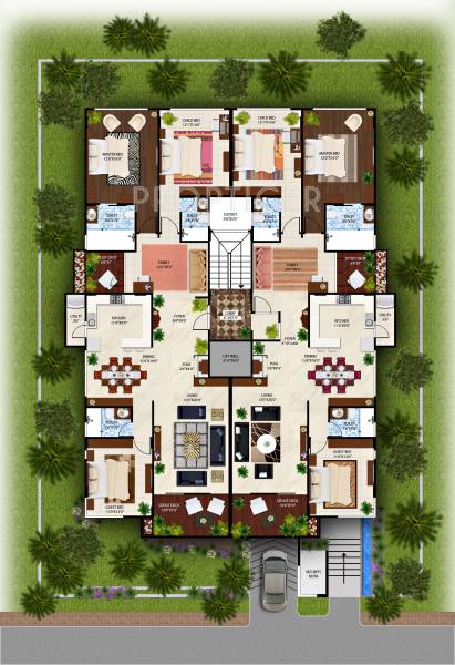 Images for Cluster Plan of Crown Cypress