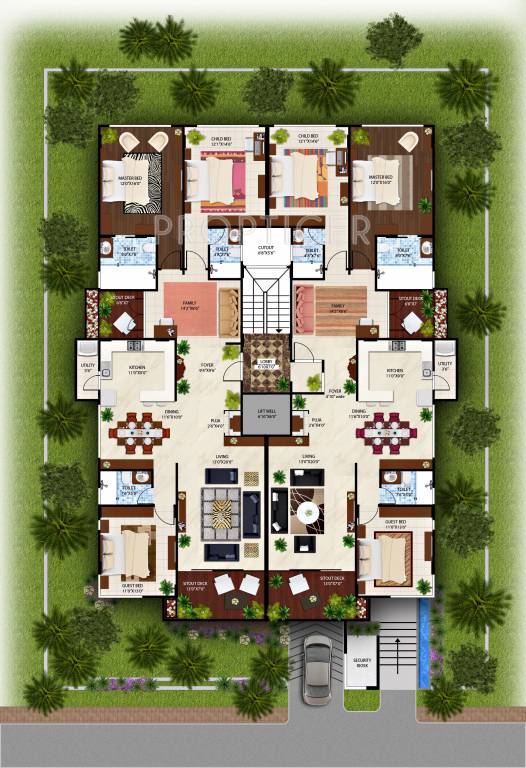 Images for Cluster Plan of Crown Cypress