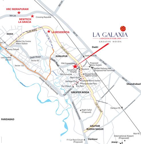  la-galaxia Images for Location Plan of NewTech La Galaxia