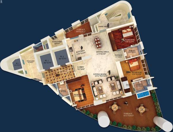 Images for Cluster Plan of Rohan Altimo