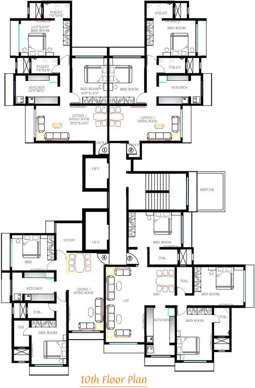  rageshree Images for Cluster Plan of Kabra Group Rageshree