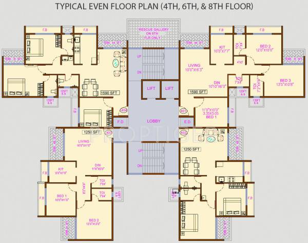  sea-regency Sea Regency Cluster Plan