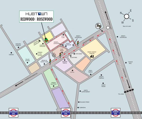 Images for Location Plan of Hubtown Redwood And Rosewood