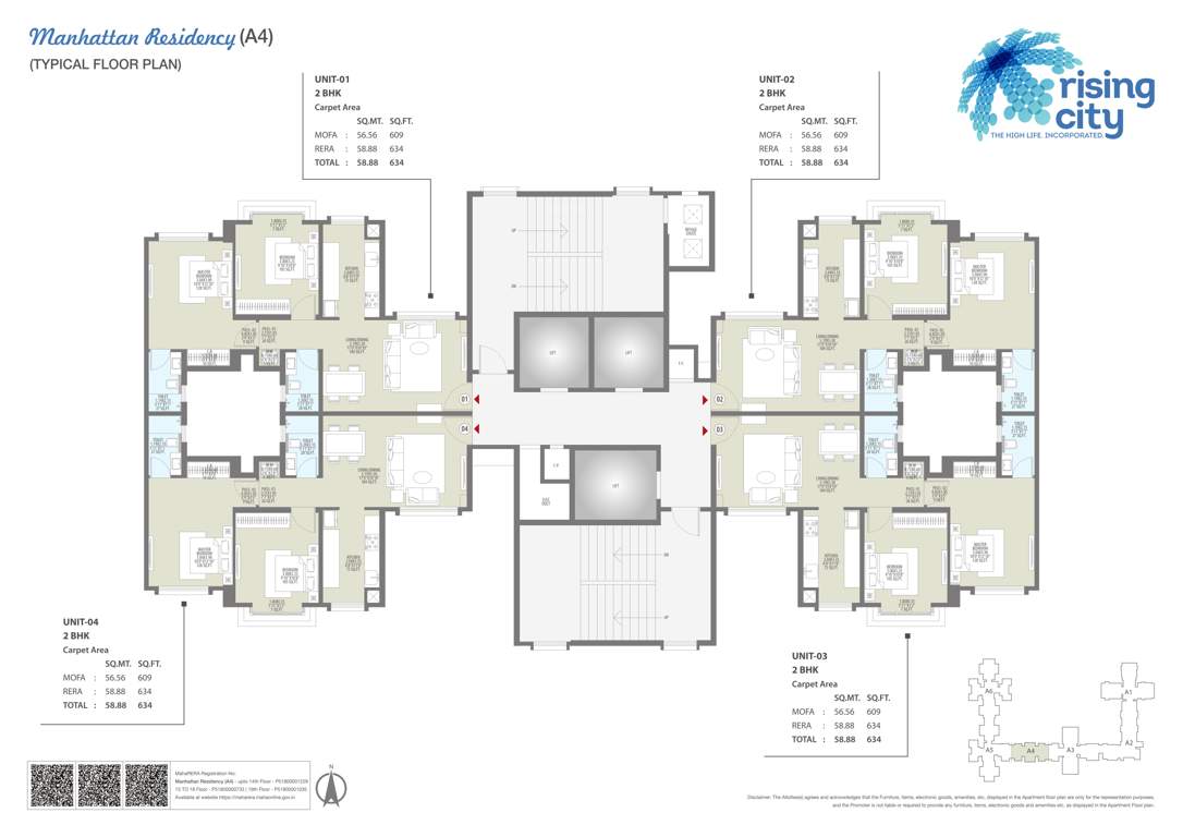 rising city Manhattan Residency Cluster Plan
