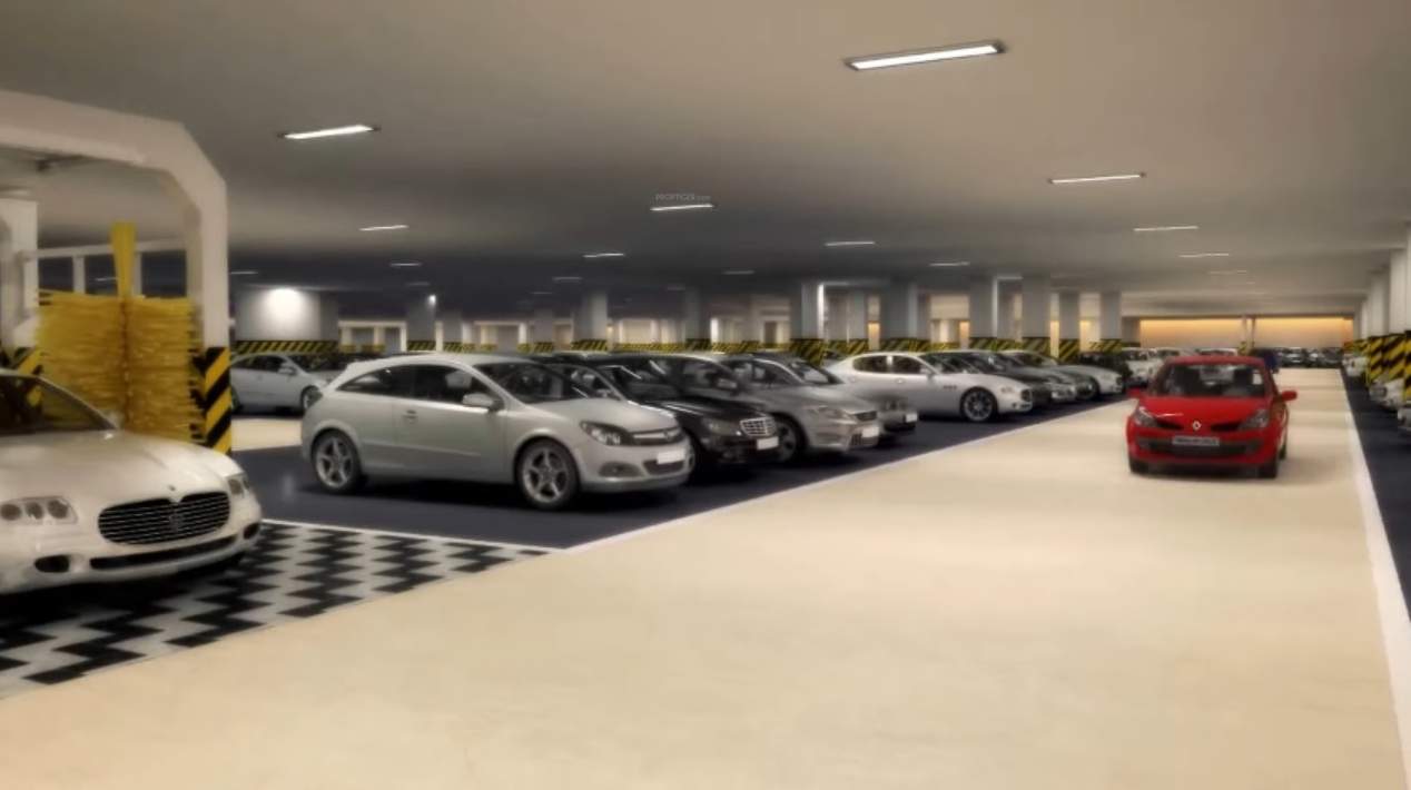 rising city Car Parking