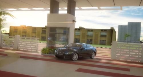  rising-city Entrance Gate Security Cabin