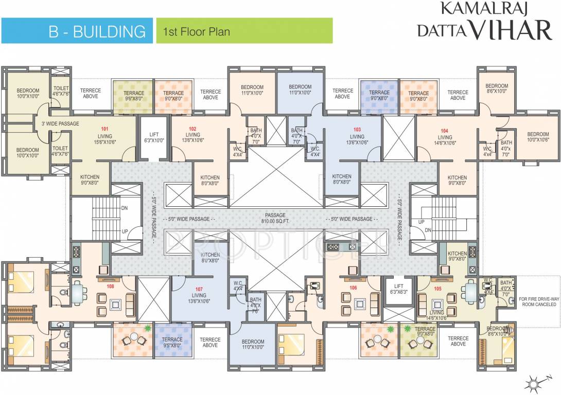 Images for Cluster Plan of Kamalraj Datta Vihar