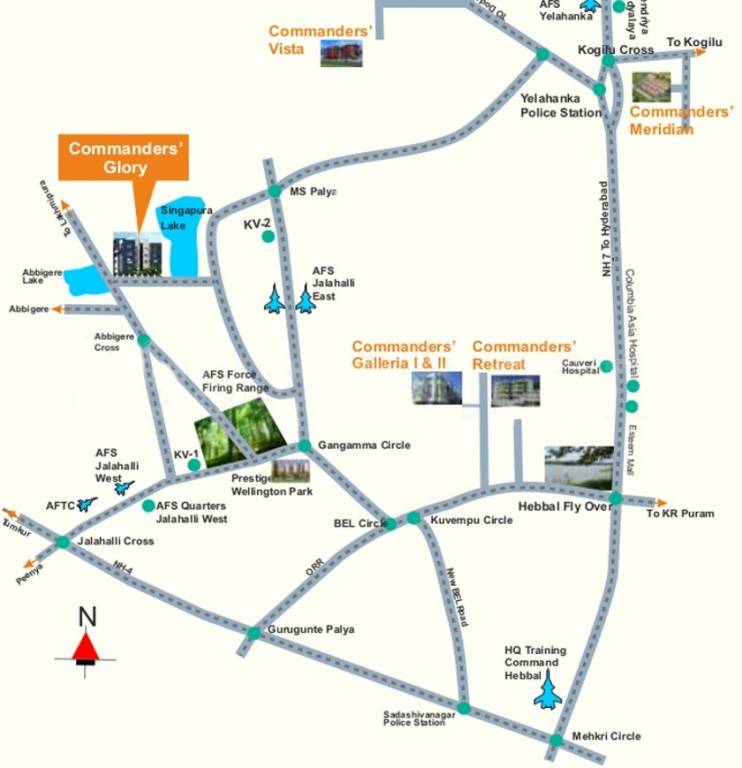 jupiter infrastructure commanders glory Location Plan