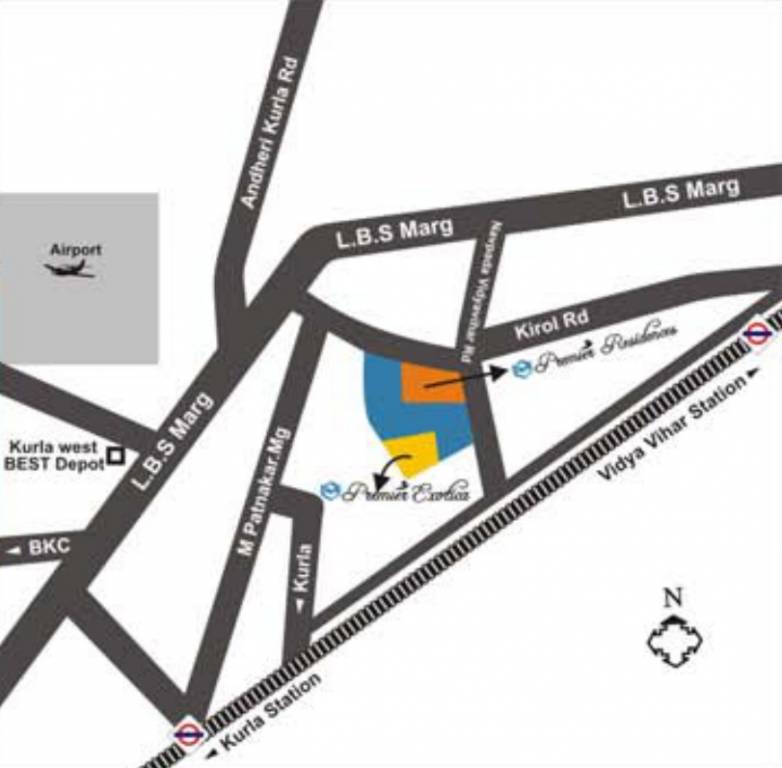 premier exotica Location Plan