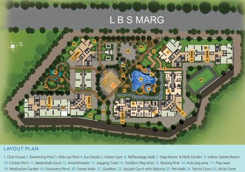  whispering-towers Images for Layout Plan of HDIL Whispering Towers
