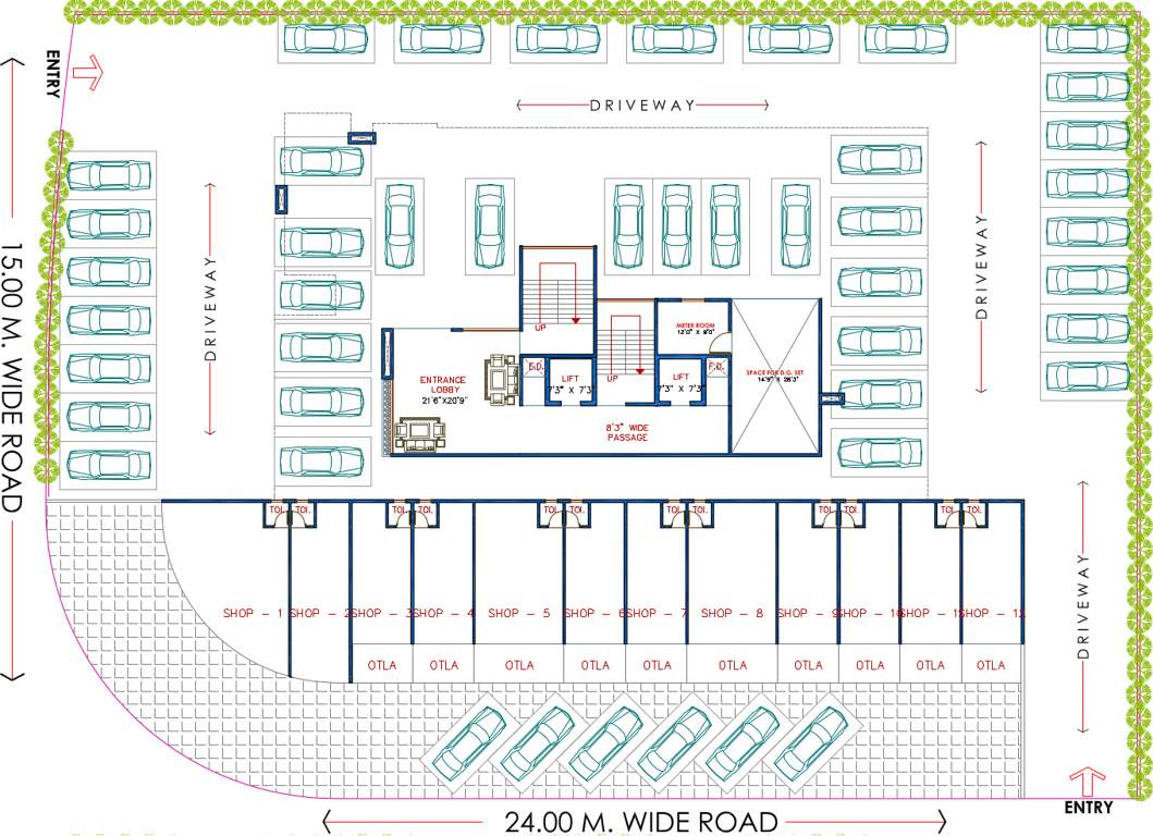  aura Images for Cluster Plan of Lakhani Aura