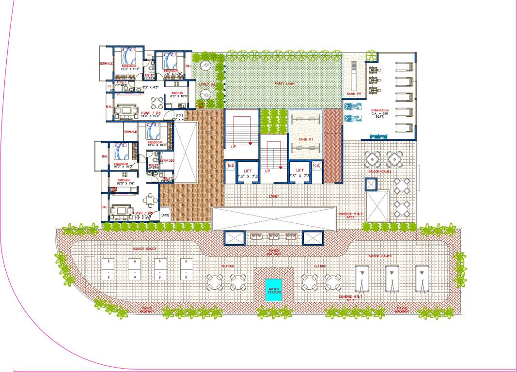  aura Images for Cluster Plan of Lakhani Aura