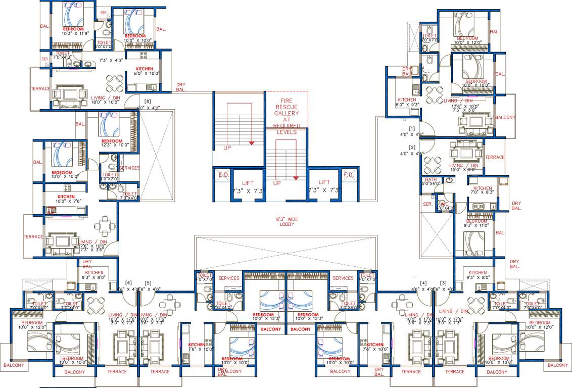  aura Images for Cluster Plan of Lakhani Aura