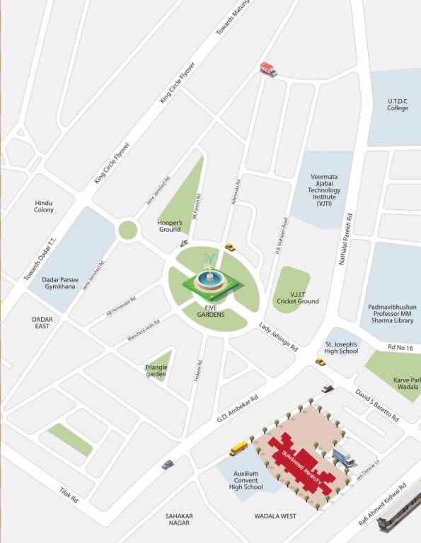 infinity Location Plan