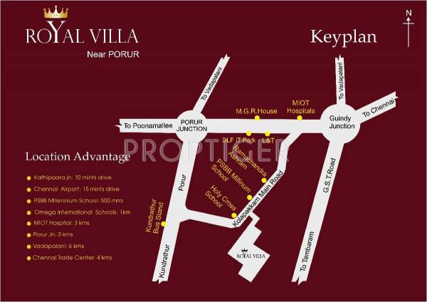 Images for Location Plan of Manju Royal Villa