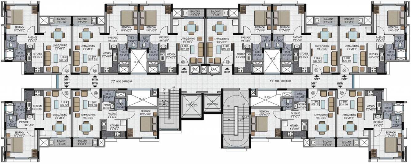 district s Block A1 Cluster Plan