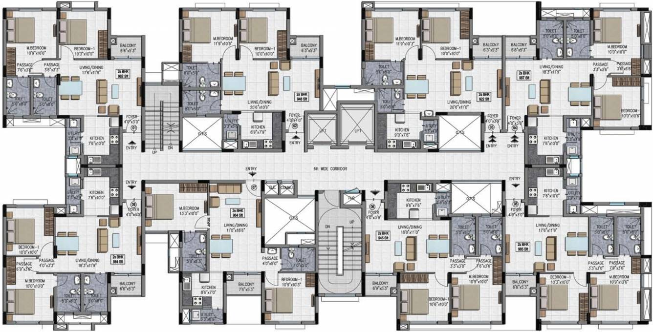 district s Block A1 Cluster Plan