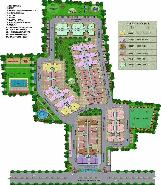  rajnagar-residency Images for Site Plan of Mittal Rajnagar Residency