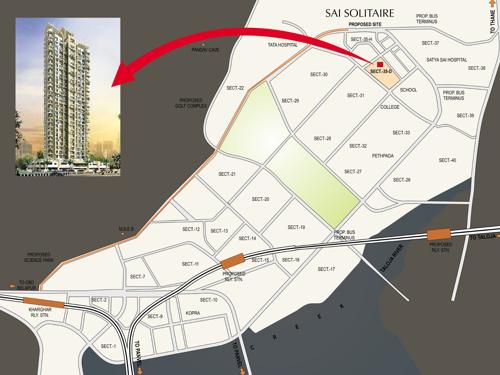  sai-solitaire Images for Location Plan of Paradise Sai Solitaire