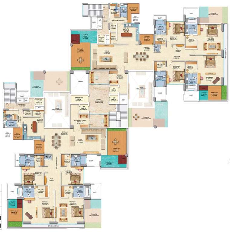 Images for Cluster Plan of Ajmera Aria