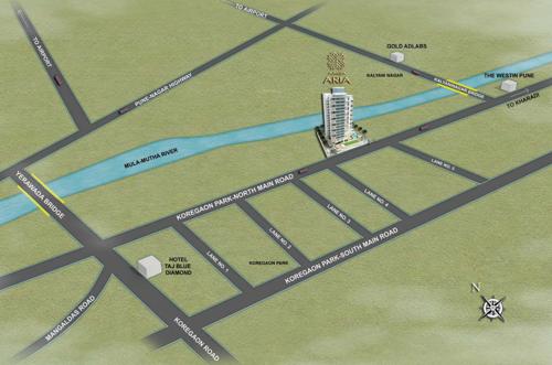  aria Images for Location Plan of Ajmera Aria