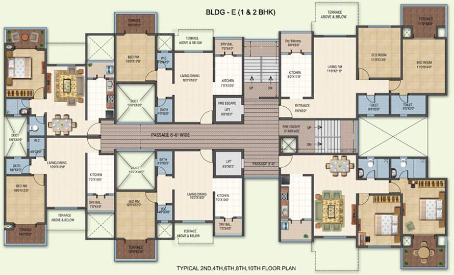 beverly hills Images for Cluster Plan of Sheth Beverly Hills