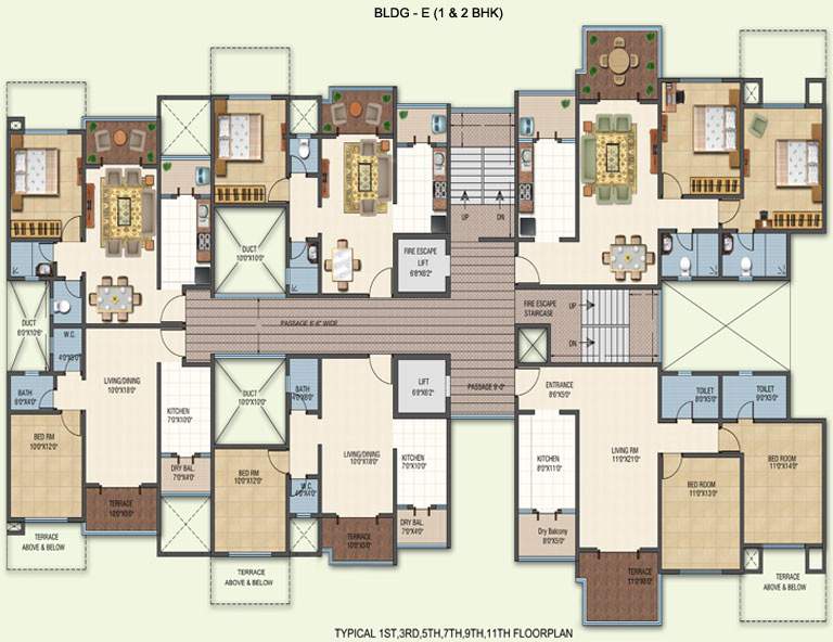 beverly hills Images for Cluster Plan of Sheth Beverly Hills