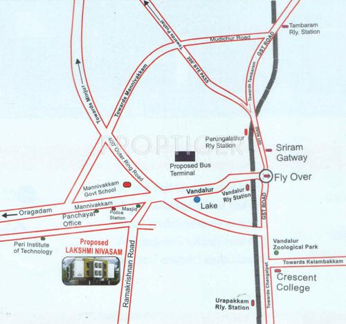 Images for Location Plan of Varalakshmi Lakshmi Nivasam