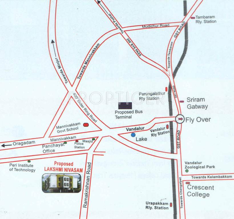 Images for Location Plan of Varalakshmi Lakshmi Nivasam