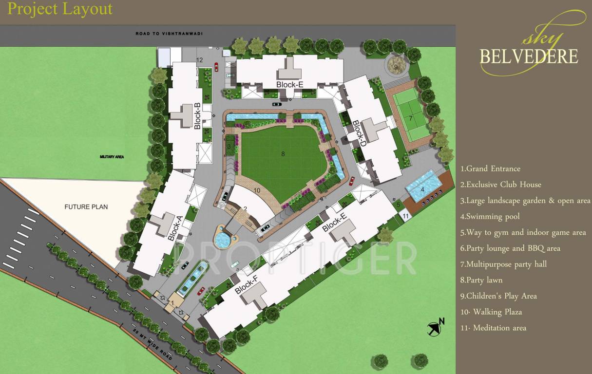 Images for Layout Plan of Lunkad Sky Belvedere
