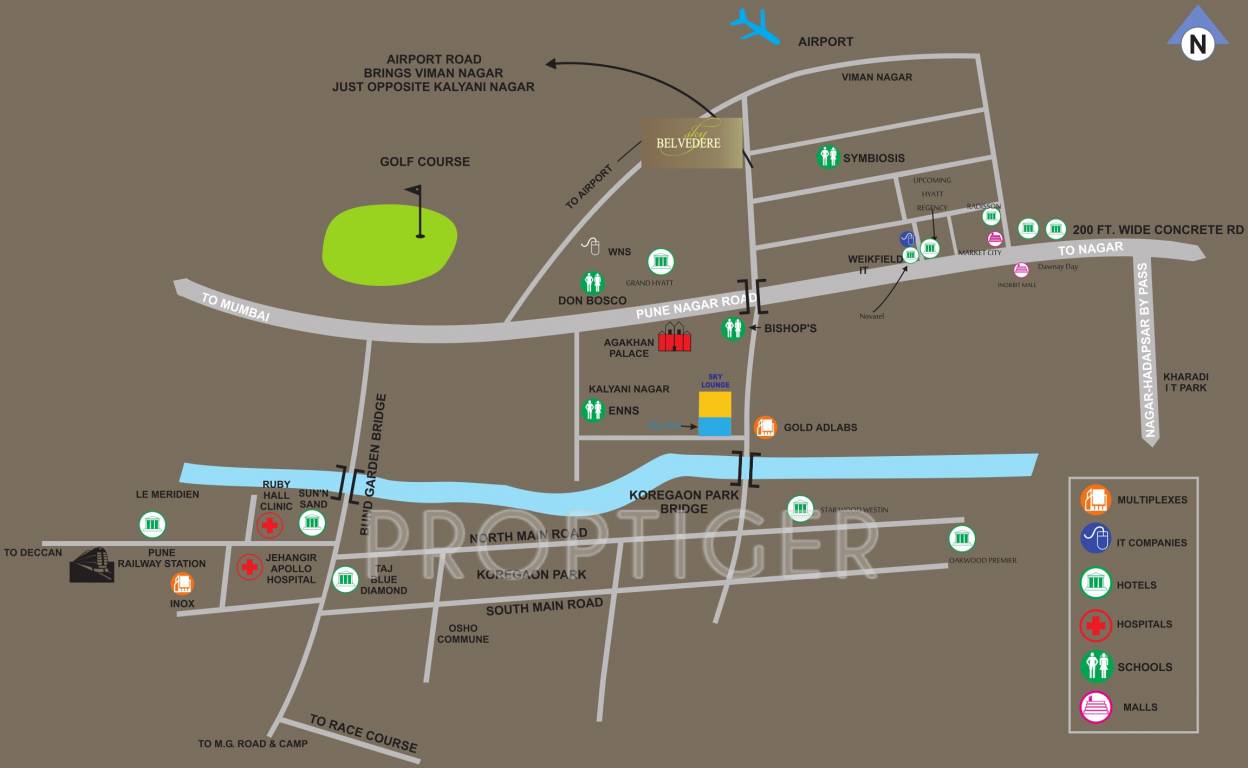 Images for Location Plan of Lunkad Sky Belvedere