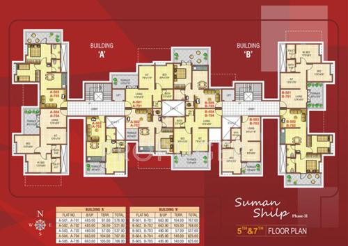Images for Cluster Plan of Kamalraj Suman Shilp Phase II Images for Cluster Plan of Kamalraj Suman Shilp Phase II
