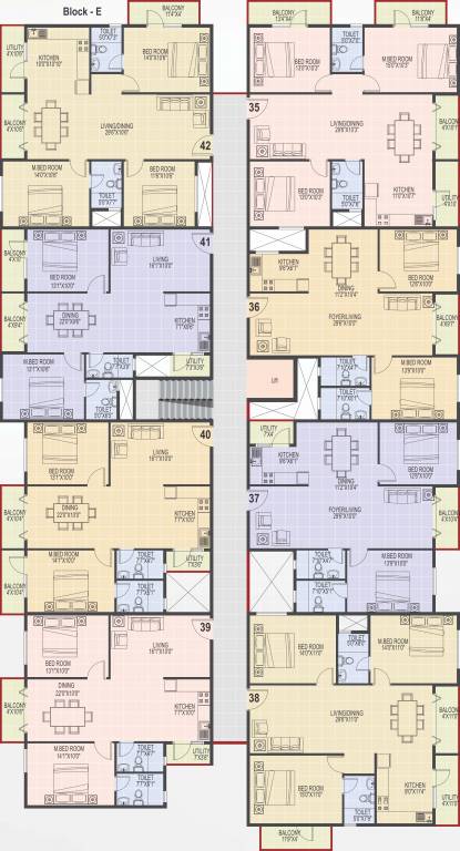  square Images for Cluster Plan of SLS Square
