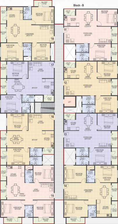  square Images for Cluster Plan of SLS Square